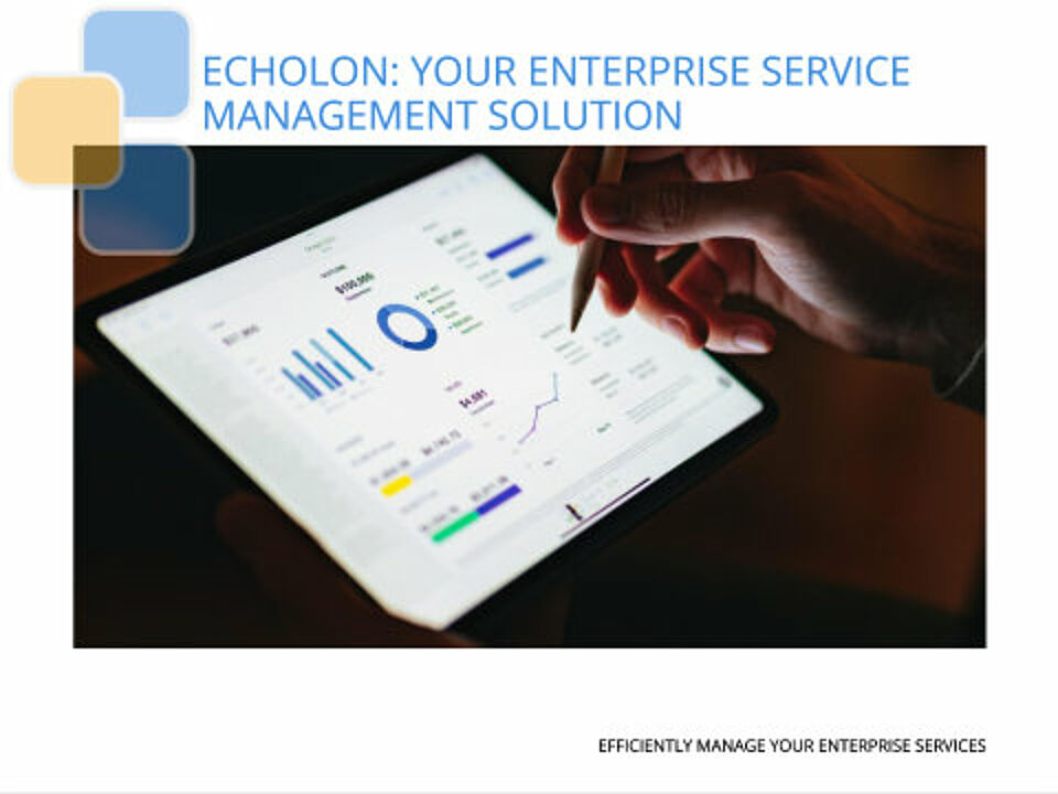 EcholoN Blog - ESM - Was bietet EcholoN als Enterprise Service Management -Lösung?