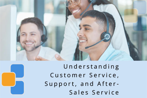 EcholoN Screenshot: Difference between customer service, customer support and after-sales service?