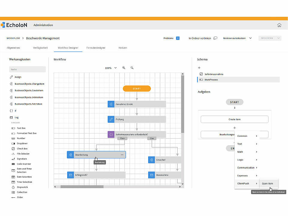 EcholoN Blog - WFMS Workflow Management System - Arbeitsablauf - Gestaltung 