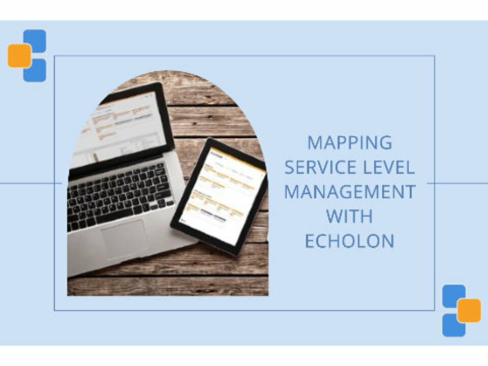 How can service level management be mapped with EcholoN?