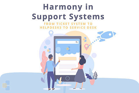 The triad of service: ticket system - help desk software and service desk