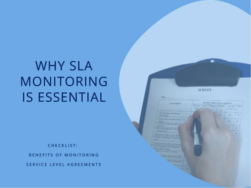 EcholoN Blog - Checklist: Which individual goals speak in favour of SLA monitoring?
