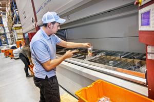 GEV Employees in the warehouse