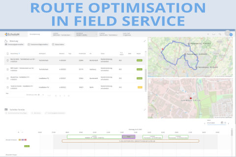 Route optimisation – efficient resource planning for field staff
