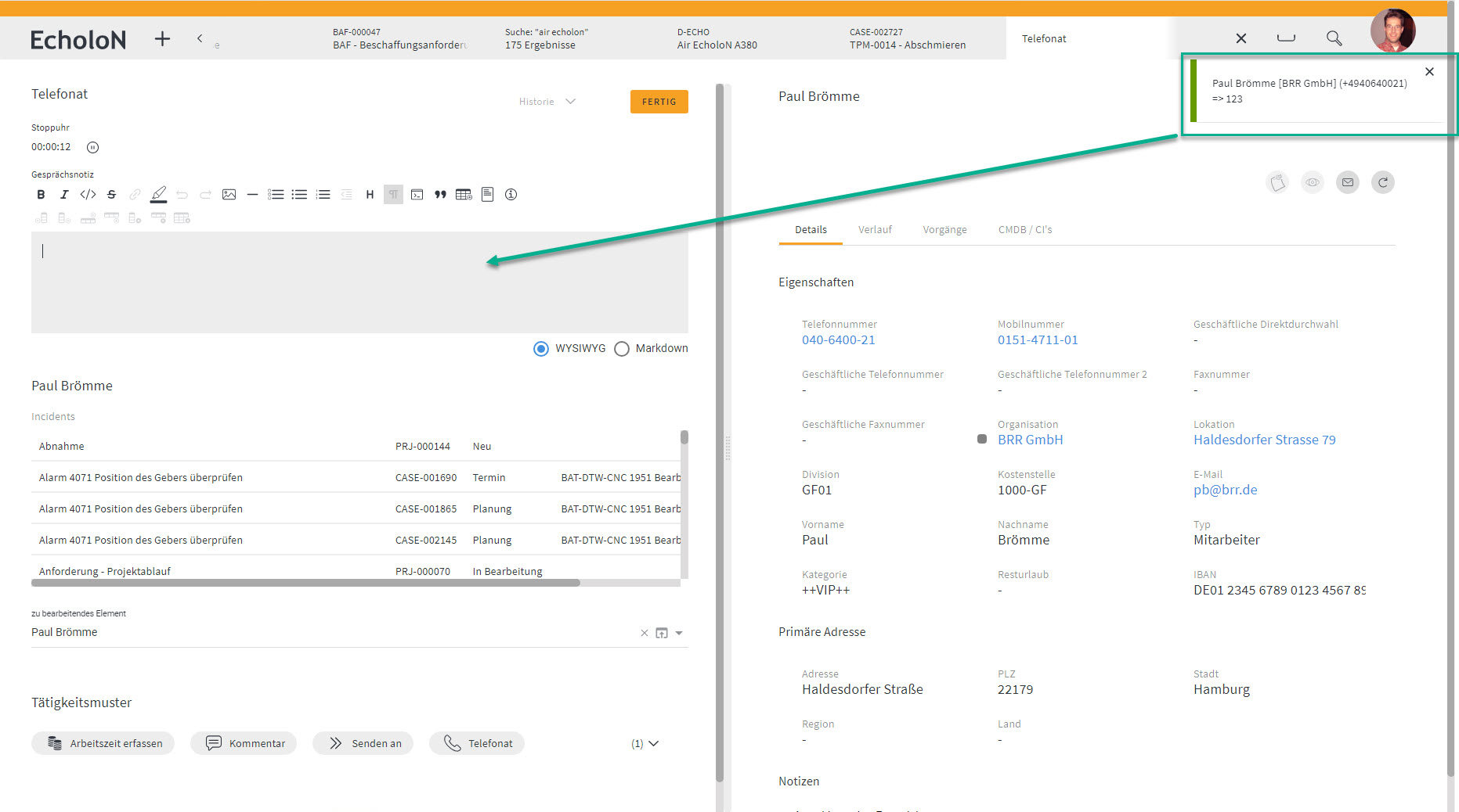 EcholoN Blog - CTI integration with a webhook