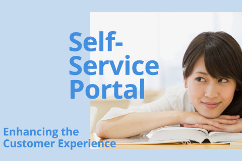 How can a self-service portal improve the customer experience?